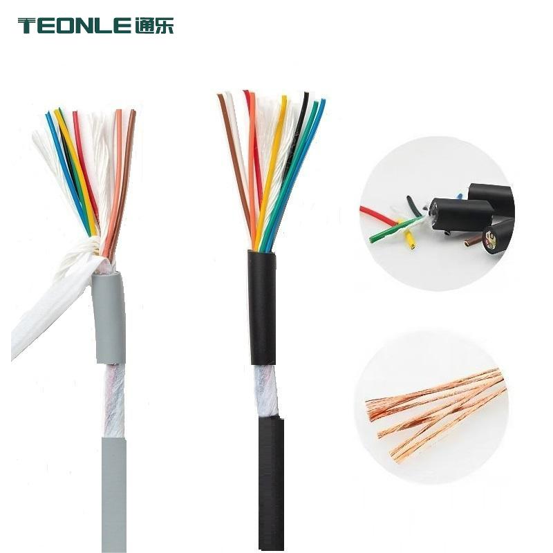 銅芯TRVV拖鏈電纜高柔性坦克軟電纜耐彎耐折