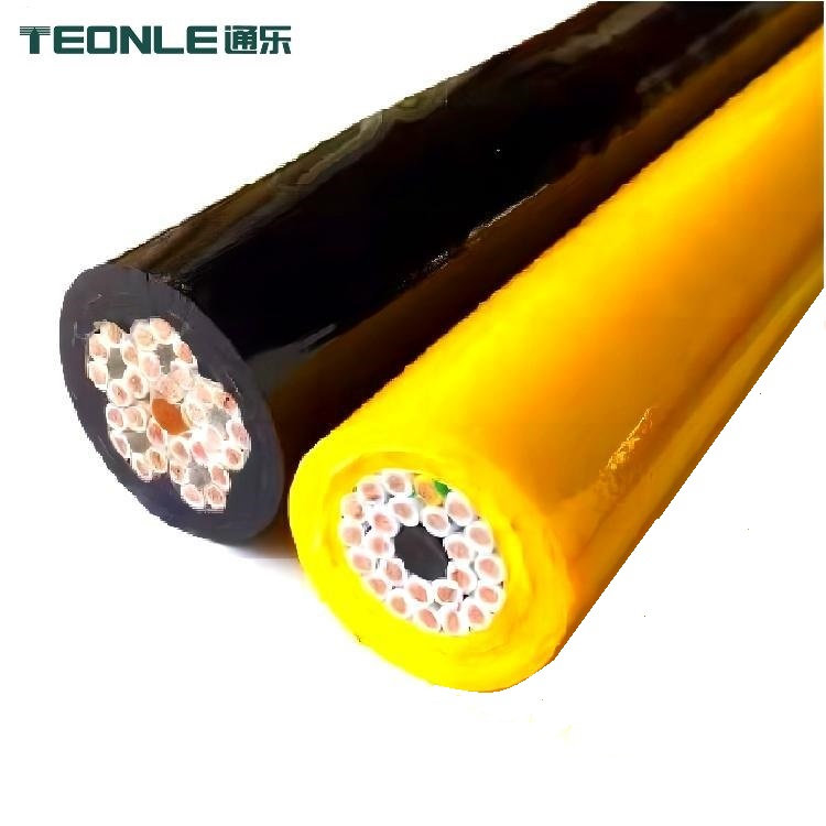 盾機構(gòu)電纜抗拉伸耐磨損拖鏈用動力屏蔽線纜