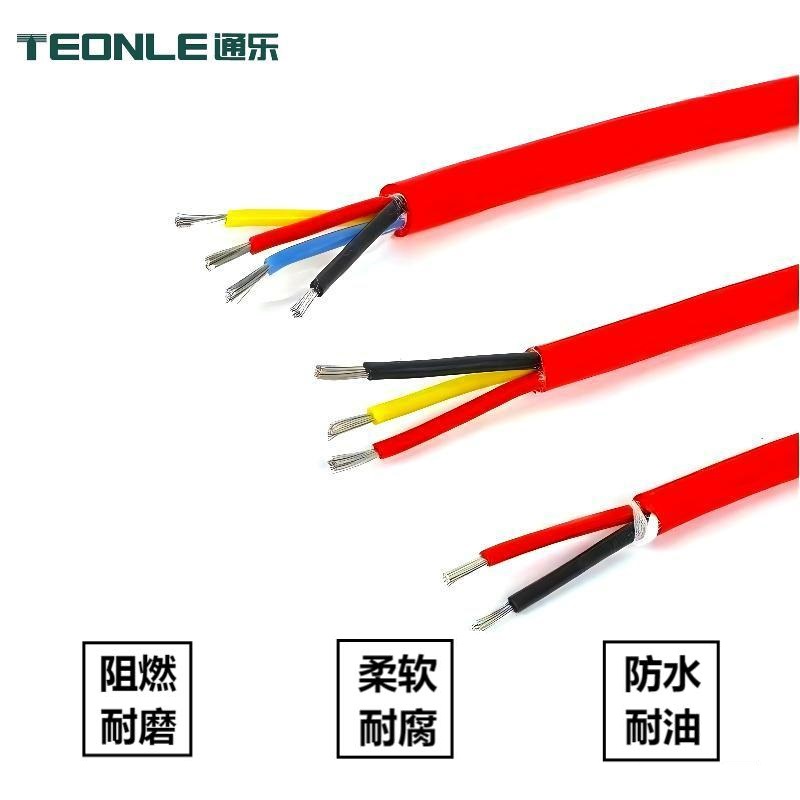 特軟硅膠電纜線2 3 4芯0.3平方耐高溫200度耐低溫-60度鍍錫銅超柔