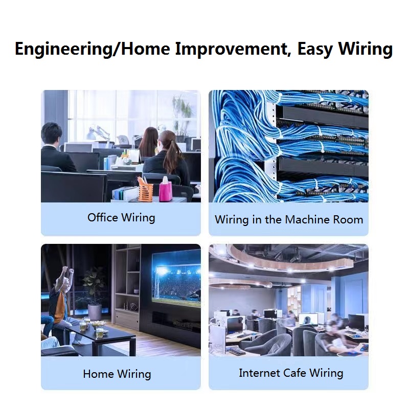 PE絕緣材料高柔 耐折耐磨Cat6網絡跳線