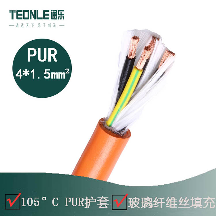 pur電纜是什么結構，pvc和pur拖鏈電纜的主要區別